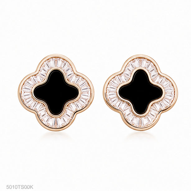 Black Clover Ear Studs