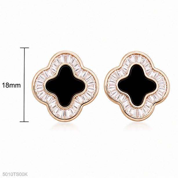 Black Clover Ear Studs