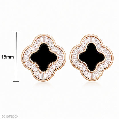 Black Clover Ear Studs