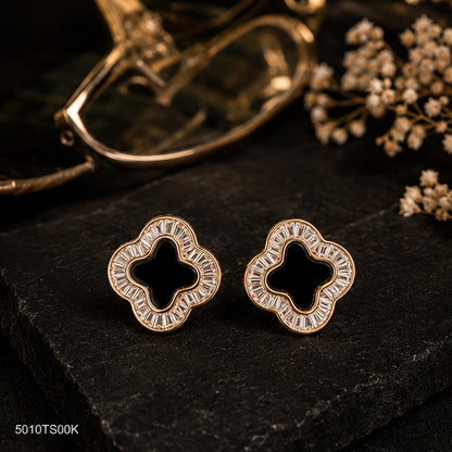 Black Clover Ear Studs